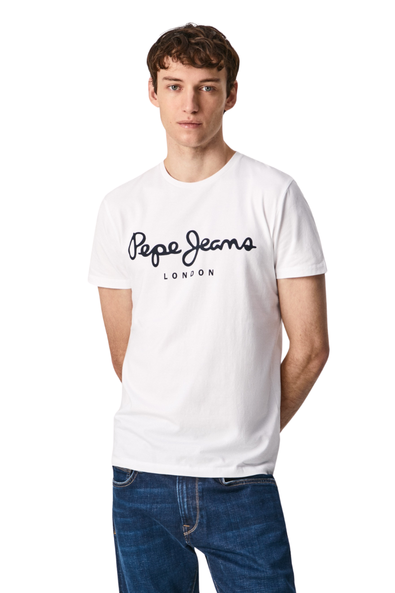 Pepe Jeans Ανδρικό T-shirt PM508210-800 Λευκό