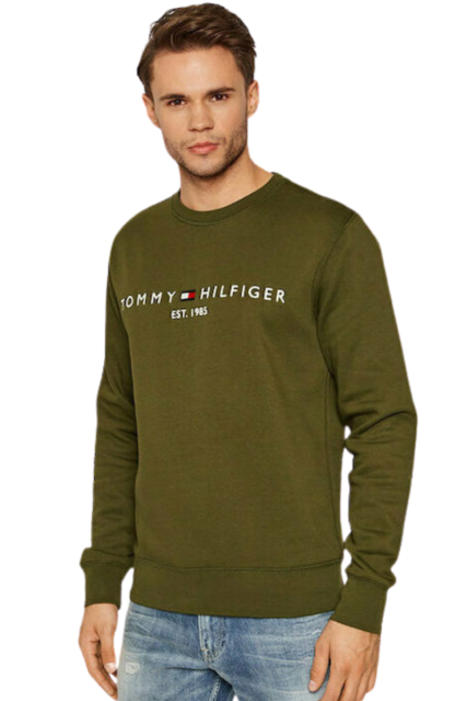 Tommy Hilfiger Ανδρικό Φούτερ MW0MW11596-GYY Olive Wood