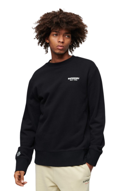 Superdry Ανδρικό Φούτερ M2013479A-02A Μαύρο
