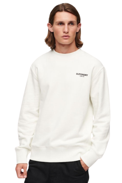 Superdry Ανδρικό Φούτερ M2013479A-K6J Λευκό