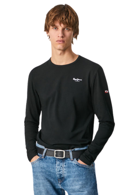 Pepe Jeans Ανδρική Μπλούζα PM508211-999 Μαύρη
