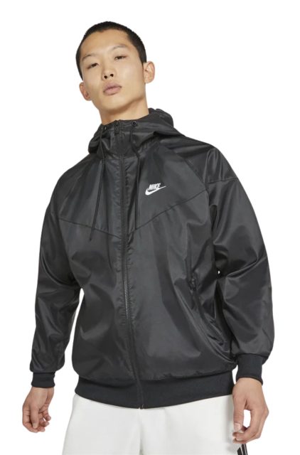 Nike Ανδρικό Μπουφάν Αντιανεμικό DA0001-010 Μαύρο