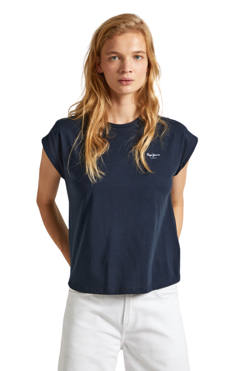 Pepe Jeans Γυναικείο Αμάνικο T-shirt PL505853-594 Μπλε