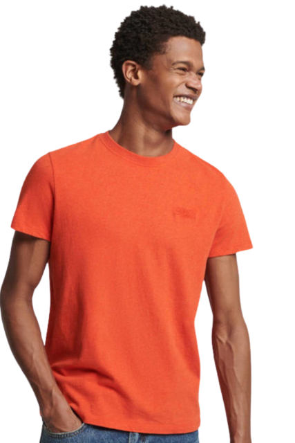 Superdry Ανδρικό T-shirt M1011245A-5EG Πορτοκαλί