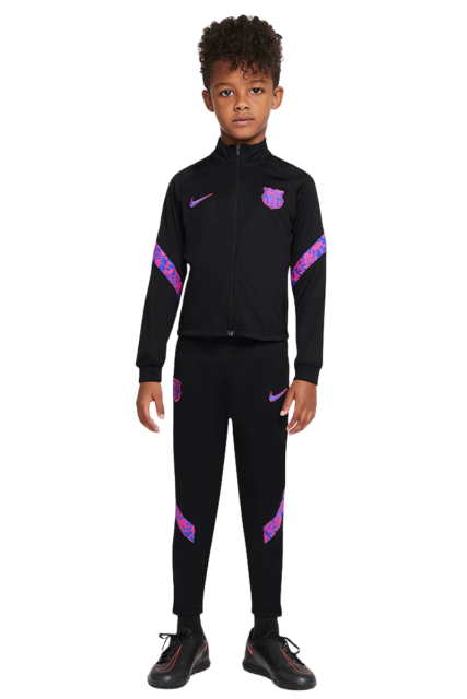 Nike Παιδικό Σετ Φόρμας Fc Barcelona Strike DB7784-014 Μαύρο