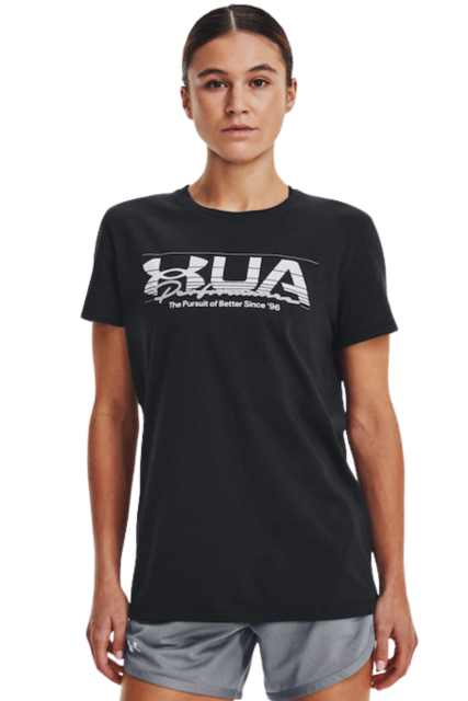 Under Armour Γυναικείο T-shirt 1376748-001 Μαύρο