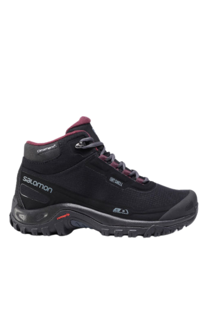 Salomon Shelter CS Γυναικεία Ορειβατικά Μποτάκια Αδιάβροχα 411105 Black / Ebony / Winetast