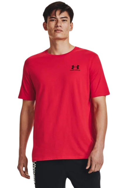 Under Armour Sportstyle Ανδρικό T-shirt 1326799-600 Κόκκινο