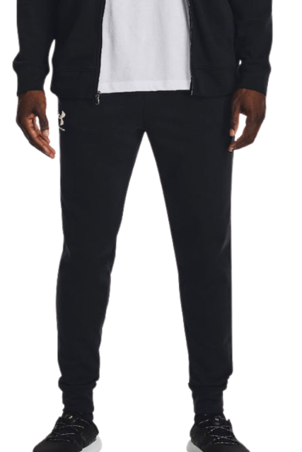 Under Armour Rival Terry Παντελόνι Φόρμας με Λάστιχο 1380843-001 Μαύρο
