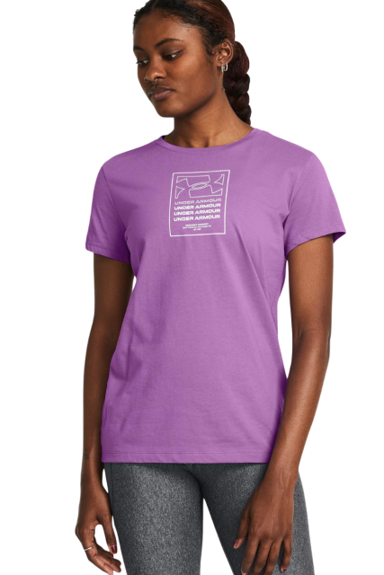 Under Armour Γυναικείο T-shirt 1385994-560 Μωβ
