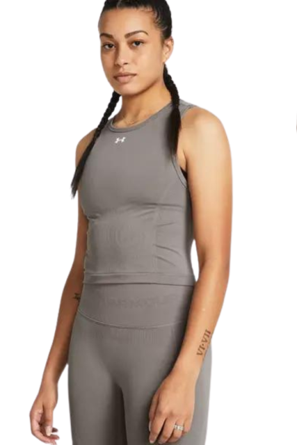 Under Armour Γυναικείο Αμάνικο Τοπ 1379148-294 Γκρι