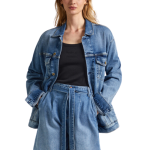 Pepe Jeans Relaxed Fit Γυναικεία Βερμούδα Τζιν PL801119-000 Μπλε