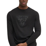 Guess Ανδρική Μπλούζα Μακρυμάνικη M4BI53KCHA1-JBLK Μαύρο