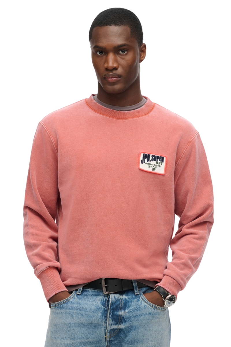 Superdry Φούτερ Ανδρικό M2014111A-KZC Πορτοκαλί