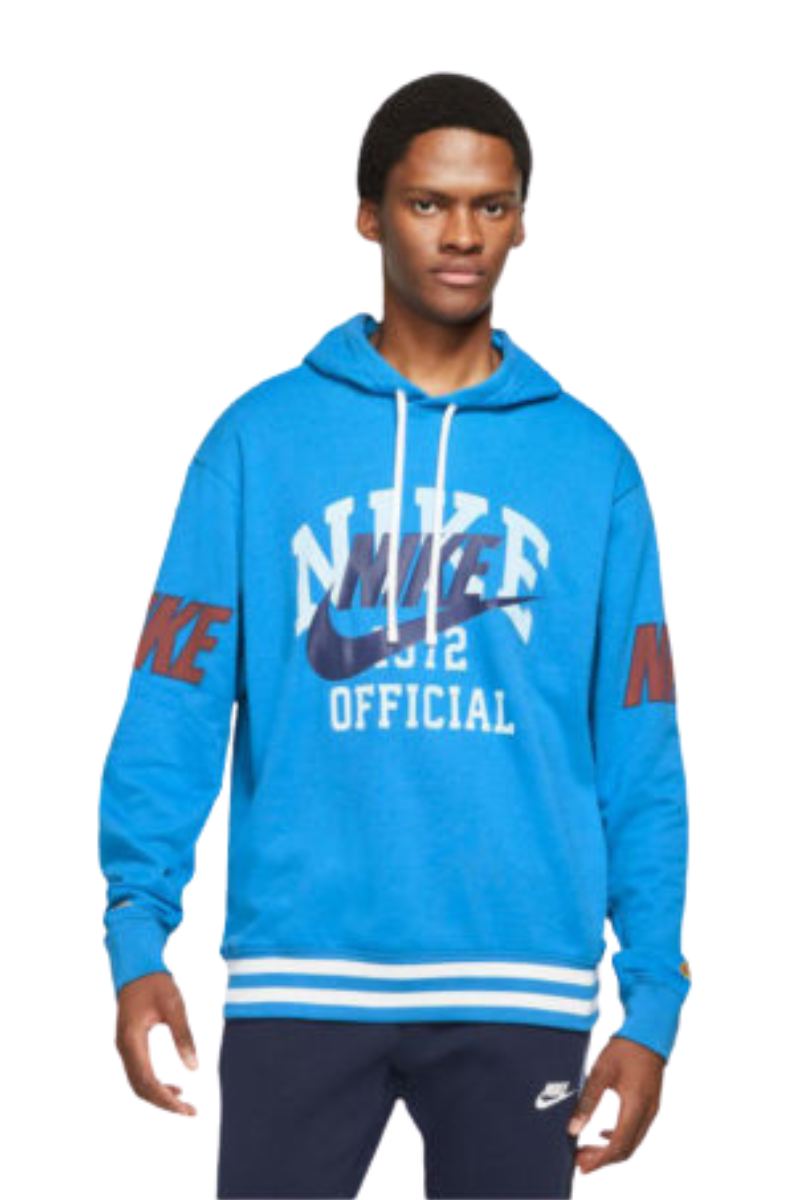 Nike Φούτερ με Κουκούλα DD6168-435 Μπλε