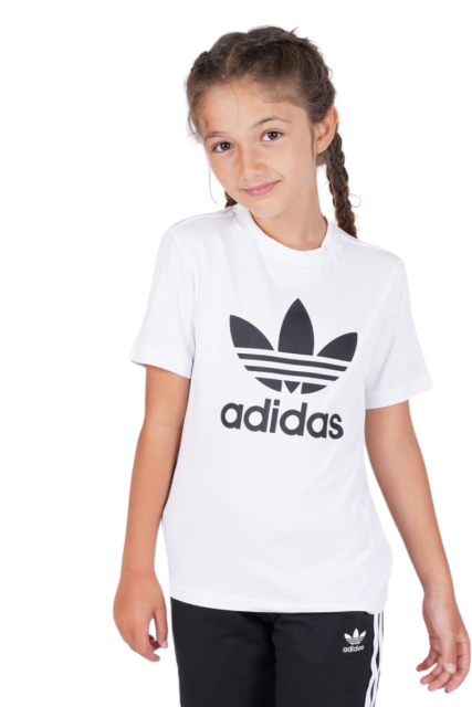 Adidas t shirt J Trfoil Tee G S96090-97 Λευκό