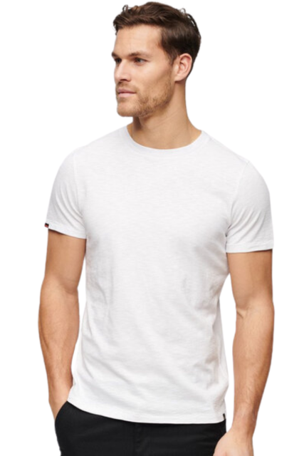 Superdry D2 Ανδρικό T-Shirt M1011888A-01C Λευκό