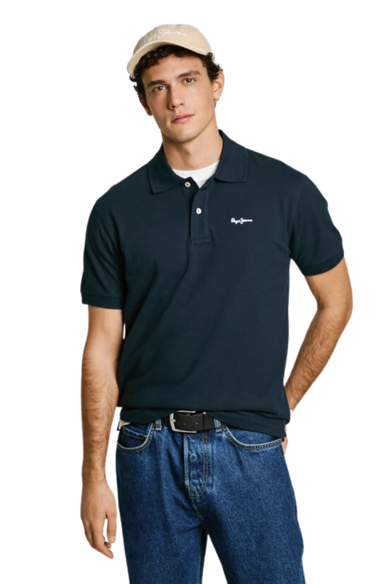 Pepe Jeans Ανδρικό T-shirt Polo PM542298-594 Μπλε