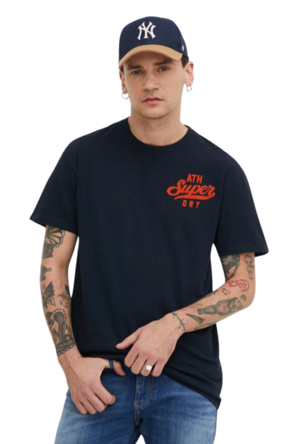 Superdry Ανδρικό T-shirt M1011914A-98T Μπλε