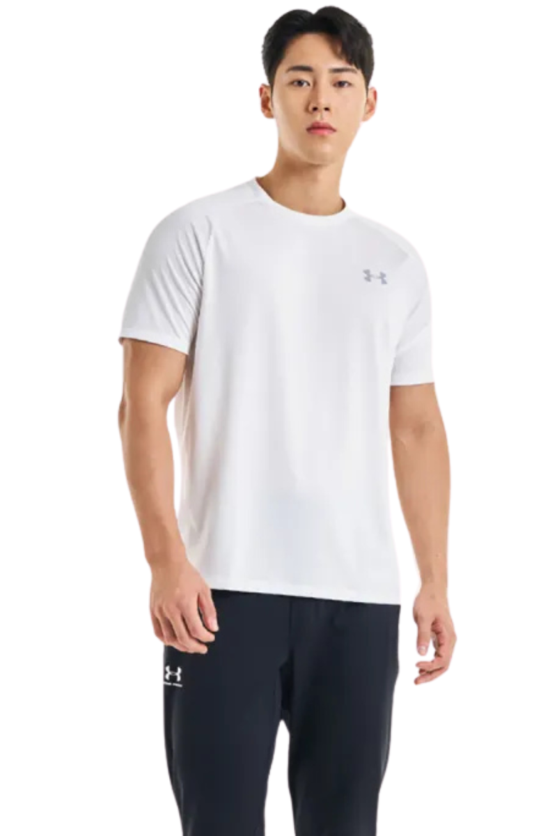 Under Armour Tech Ανδρικό T-shirt 1326413-100 Λευκό