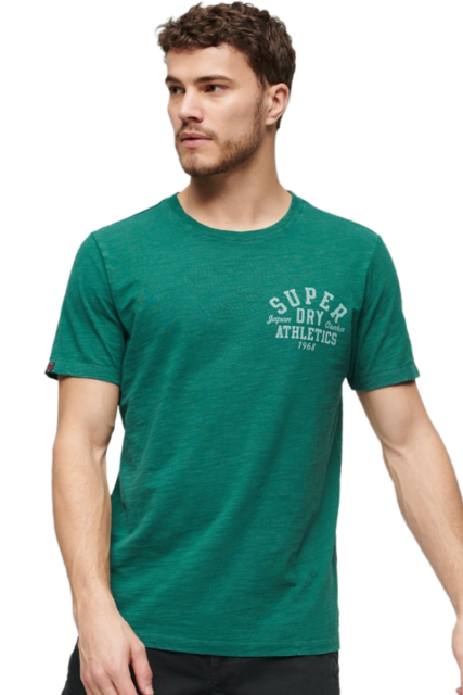 Superdry Ανδρικό T-Shirt M1011903A-2DL Πράσινο