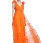 Bellona Skylar Maxi Γυναικείο Φόρεμα 57386 Πορτοκαλί