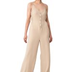 Fibes Fashion Γυναίκες Ολόσωμη Φόρμα 2006-1 Μπεζ