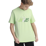 Adidas Παιδική κοντομάνικη μπλούζα GFX Illustrated IM8336 Πράσινο