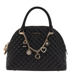 Guess Τσάντα χειρός Everlee με charm HWEG8679050 Μαύρο