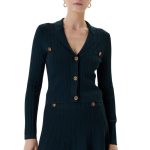 Guess Γυναικεία Πλεκτή Ζακέτα W5YR11Z0130-A807 Πράσινο