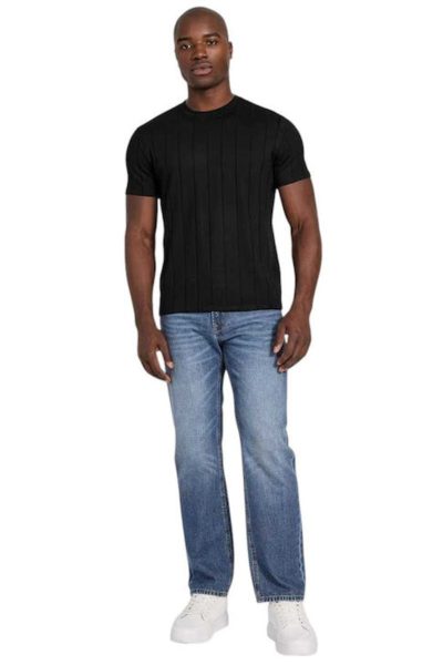 μαύρο φούτερ με μοντέρνα γραμμή