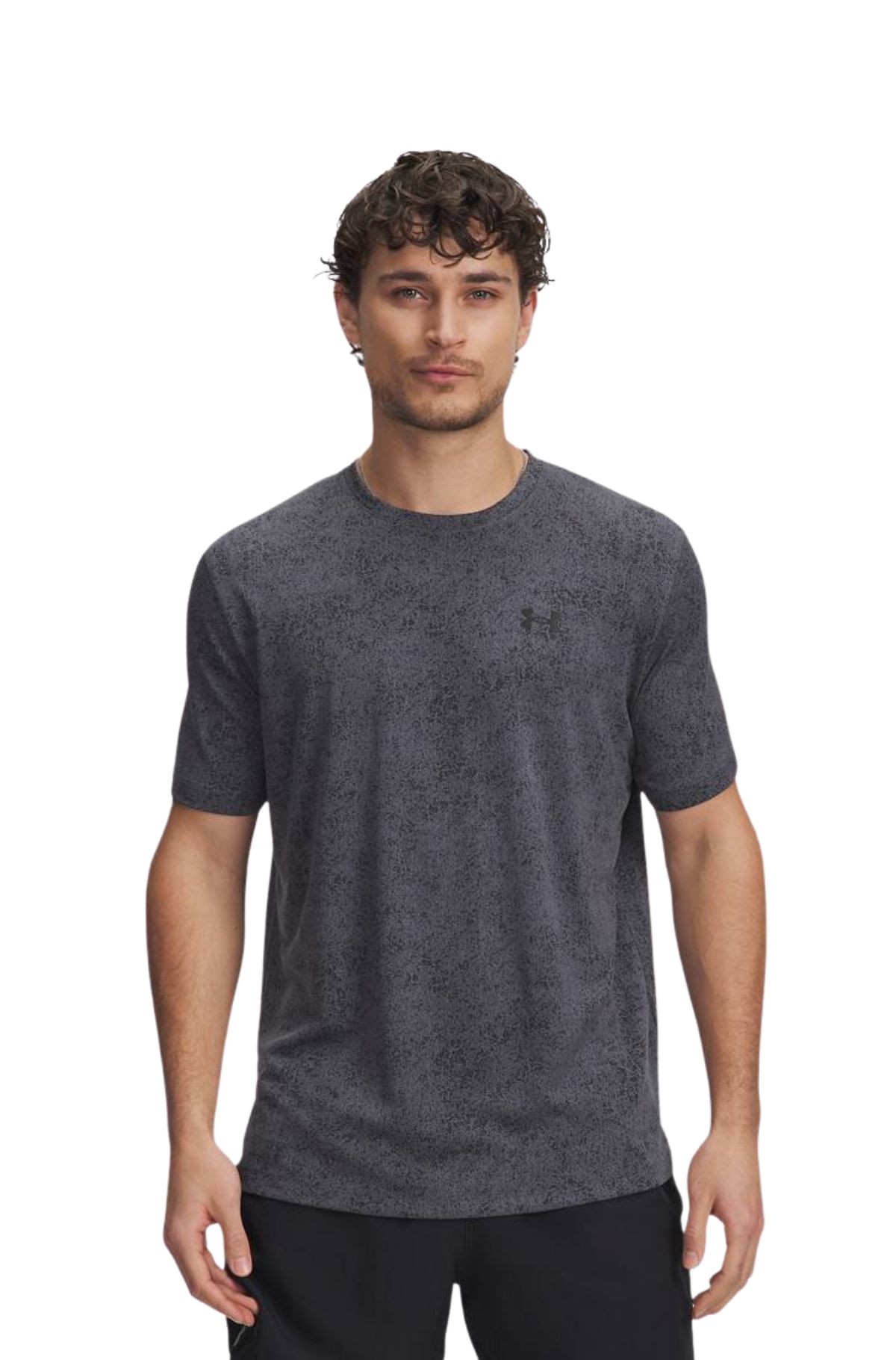 Under Armour Ανδρικό T-shirt 6005920-025 Γκρι/Μάυρο