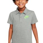 Nike Polo Παιδικό T-Shirt 86H537-GEH Γκρι