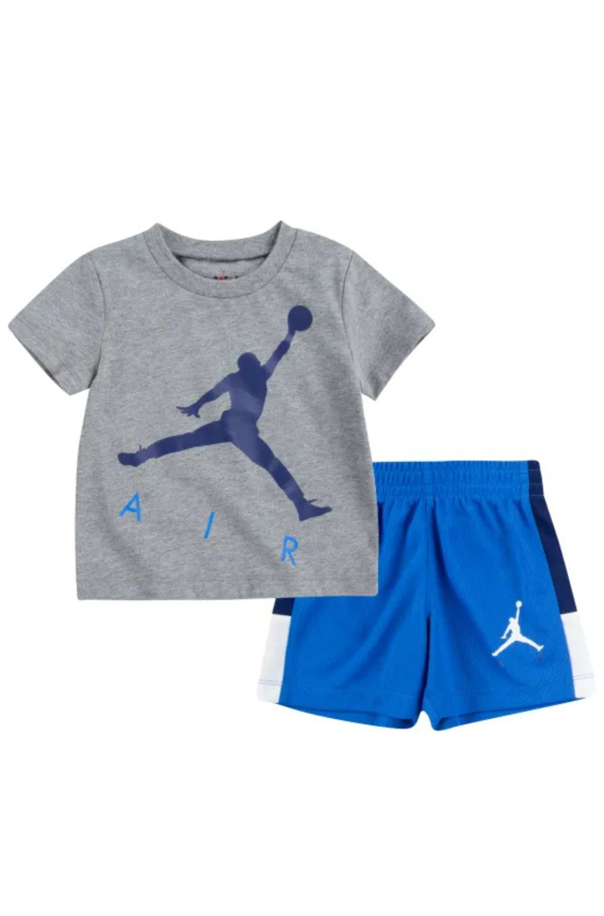 Nike Jordan Βρεφικό Set 65A390-U9H Γκρί/Μπλέ