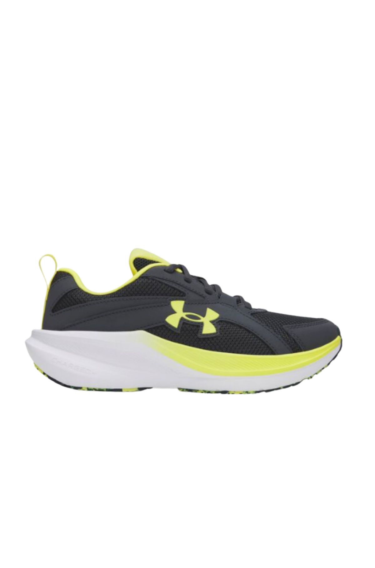 Under Armour Assert 11 Παιδικα Παπουτσια 6006905-016 Μαύρα/Κιτρινα