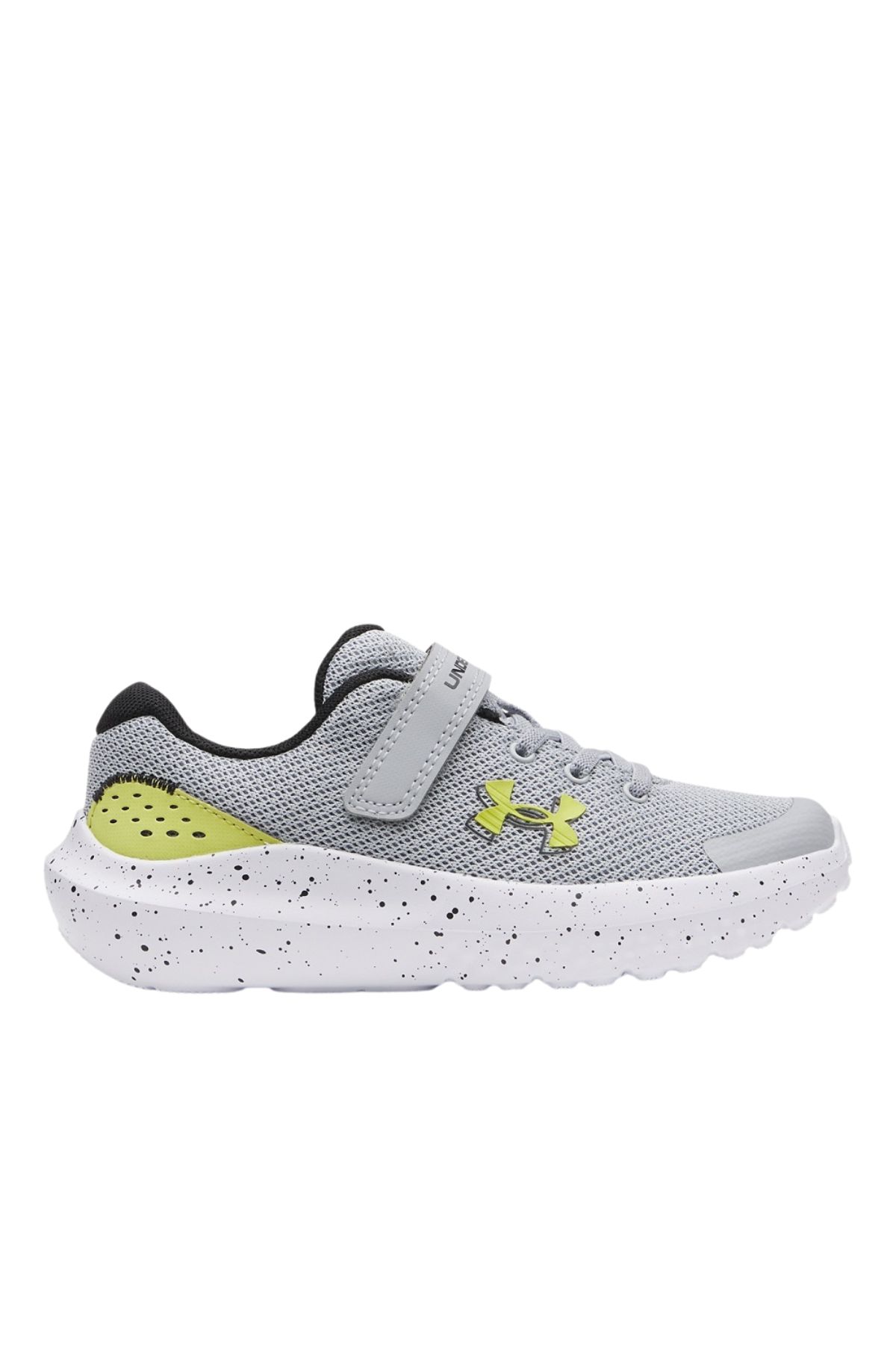 Under Armour Bps Surge 4 Παιδικα Παπούτσια 3027104-013 Γκρι/Κιτρινο