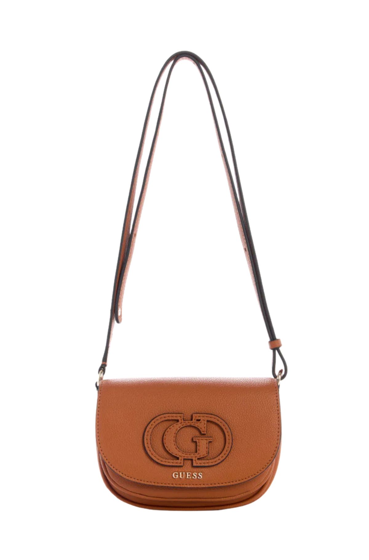 Guess Calebra Mini Γυναικεία Τσάντα HWBG9536780-COGNAC Καφέ