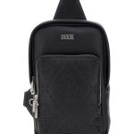 Guess Ανδρική Τσάντα Χιαστί HMBOMGP5426-BLA Μάυρο