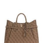 Guess Yesba Γυναικεία Τσάντα HWSG7833070-LATTE LOGO Kαφέ