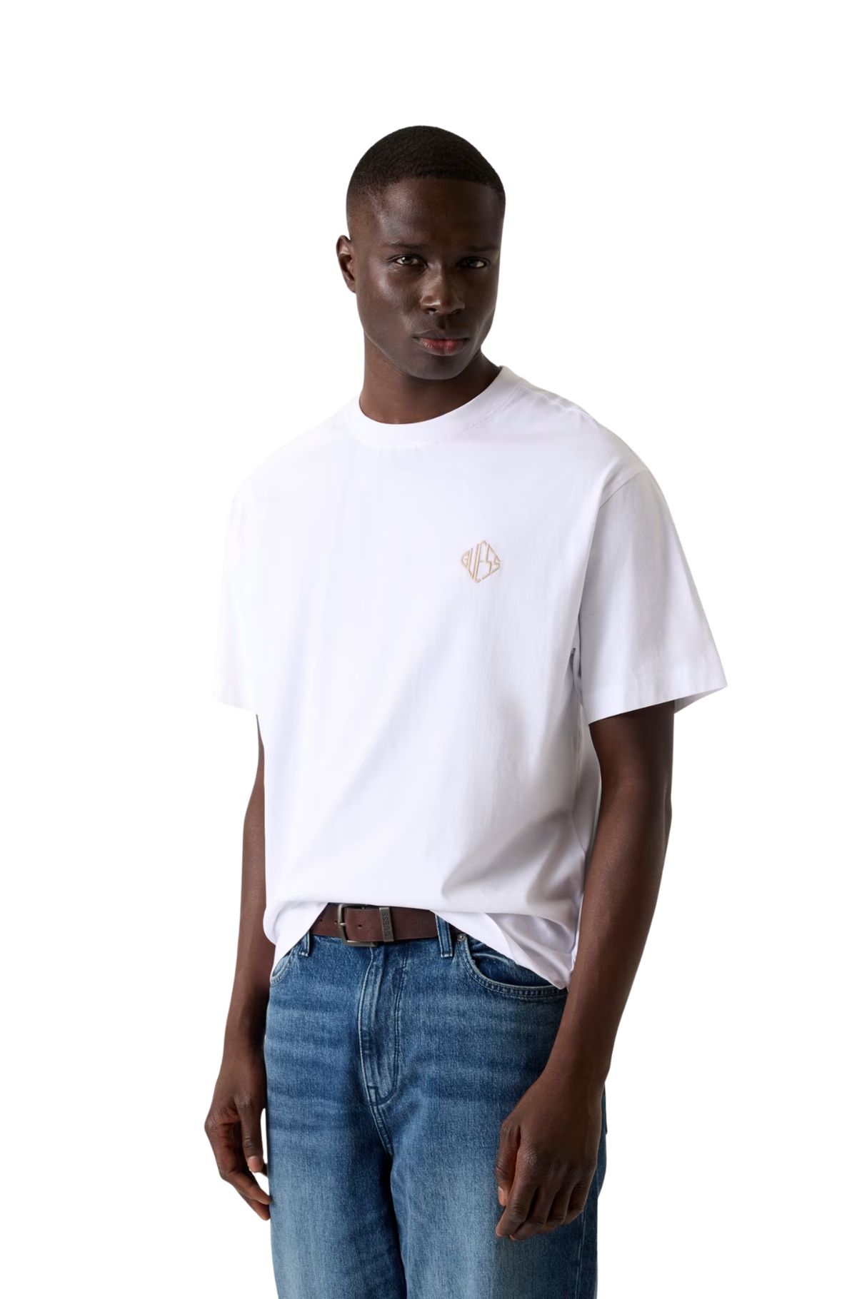 Guess Ανδρικό T-shirt M6I25I3Z14-G011 Λευκό