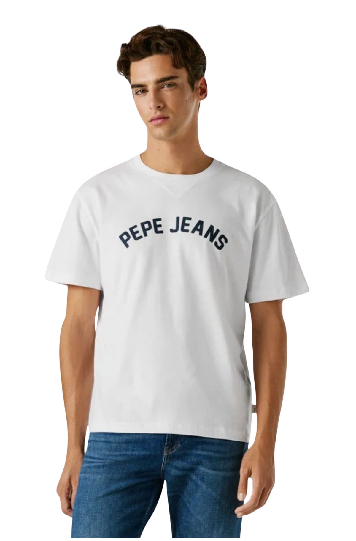 Pepe Jeans Ανδρικό T-shirt PM5010295-800 Λευκό