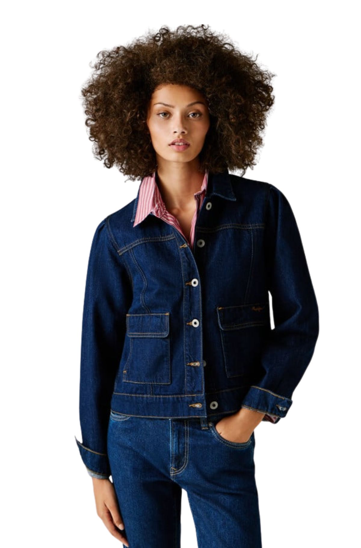 Pepe Jeans Γυναικείο Ζακέτα Jeans PL4024407-000 Μπλέ