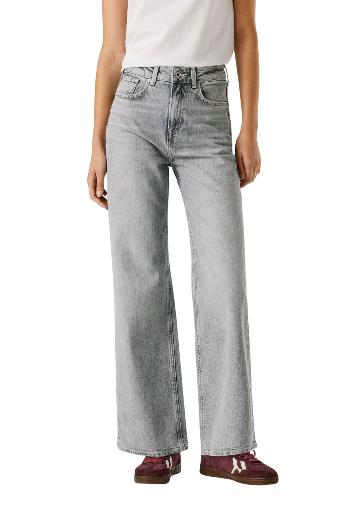 Pepe Jeans Γυναικείο Παντελόνι PL20473188VA0-000 Γκρι