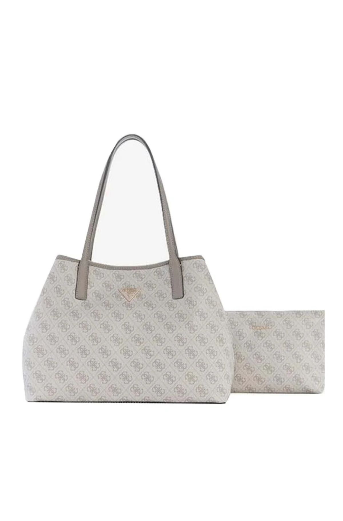 Guess Victtoria HWESG951428 DARK TAUPE LOGO Γκρι