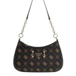 Guess Carrie Logo Γυναικεία Τσάντα HWGP989818 ESPRESSO LOGO Μάυρο