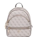 Guess Manhattan II Γυναικεία Τσάντα HWSG711832 DARK TAUPE LOGO Γκρι