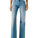 Pepe Jeans jeans flared fit high waist - willa PL20508052VC-000 Μπλε