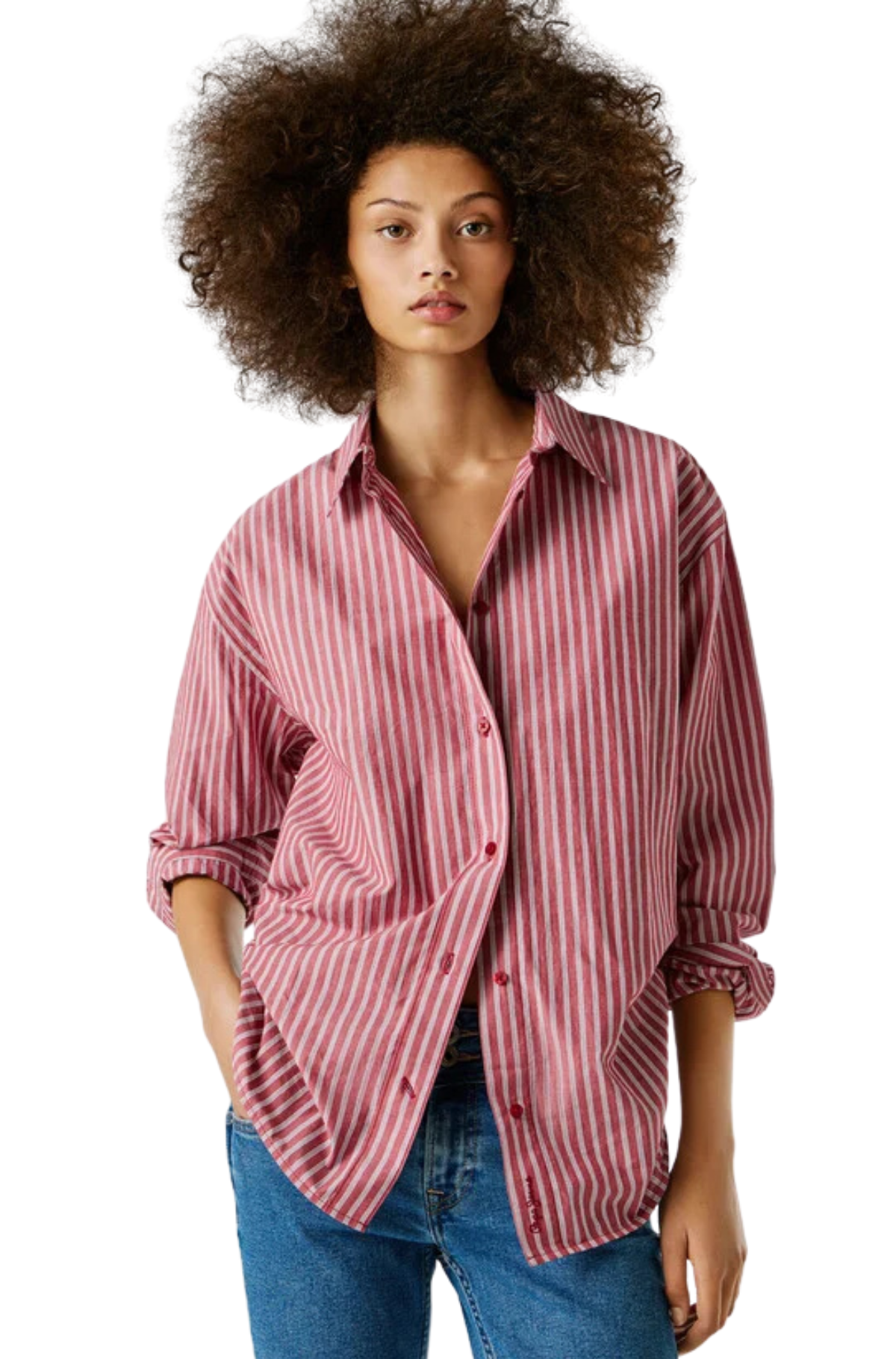 Pepe Jeans Γυναικείο Πουκάμισο PL3051315-287 Κόκκινο