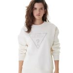 Guess Γυναικείο Φούτερ W6RQ16KB681-G012 Λευκό