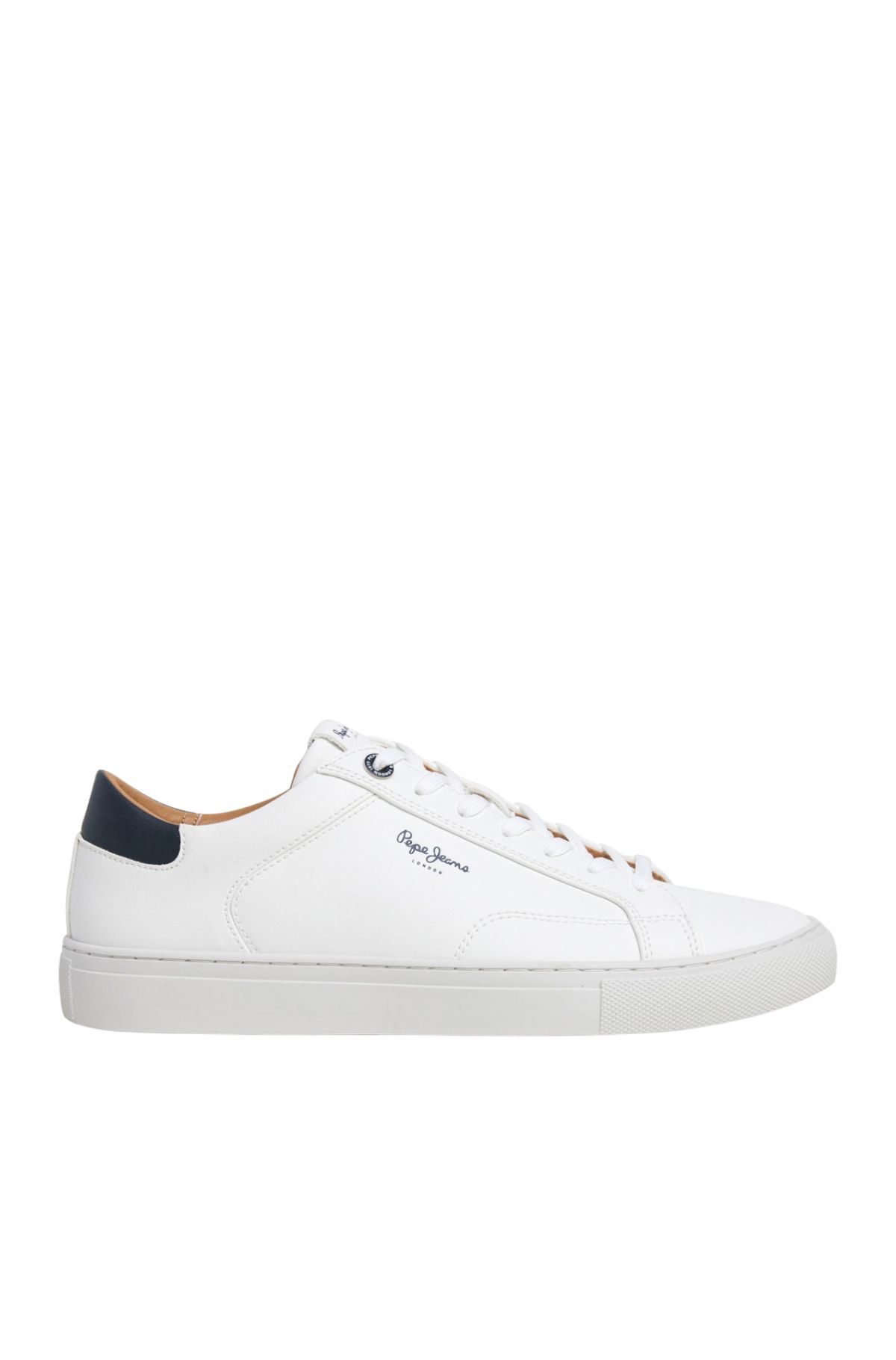 Pepe Jeans Joe Basic Ανδρικα Παπουτσια PMS00048-800 Λευκα
